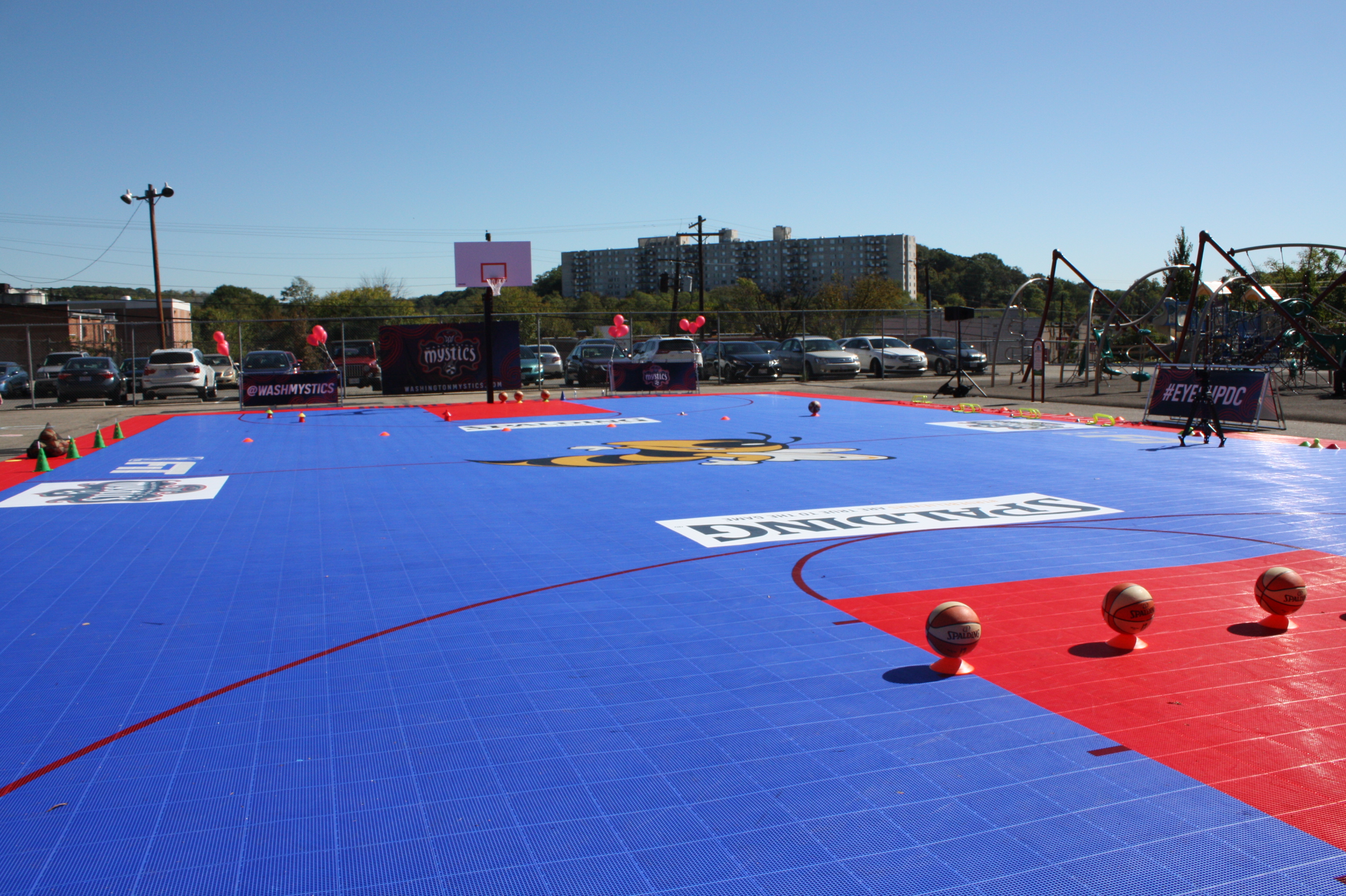 Hendley Elementary Got a Brand New Basketball Court. And It’s Awesome!